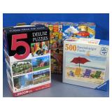 (3) Jigsaw Puzzle ï¿½ Deluxe 5-Pack & More