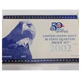2002 US Mint 50 State Quarters Proof Set