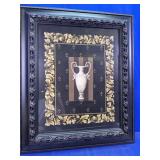 Classic Ornate Framed Vase Wall Art