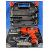 (1) Black & Decker Electric Drill w/ Case