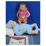 Reborn Style Baby Dolls w/ Clothing & Certificate