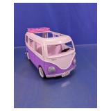 Purple and White Toy Camper Van