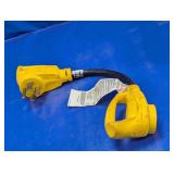 RV Power Cord Adapter with Easy-Grip Handles