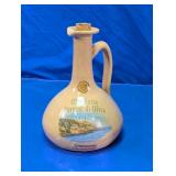 Ceramic Olive Oil Bottle with Handle Cork Top