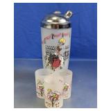 Gay Fad Can Can Girl Cocktail Shaker Set