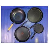 Nonstick Frying Pans & Wok Set