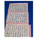 Assorted Gem Style Fashion Rings Lot