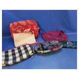 (6)Assorted Cosmetic & Travel Pouch Collection