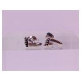 925 Sterling Silver Barefoot Stud Earrings
