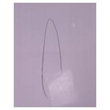 Brilliant 24" Italy 925 Sterling Silver Necklace