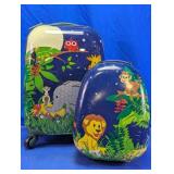 (2) Kids Animal Luggage & Backpack Set
