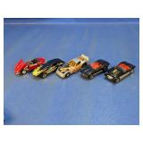 (5)Vintage Die-Cast Hot Rod & Sports Car Lot