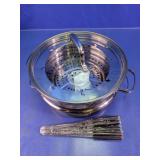 Stainless Steel Steamer Pot with Fondue Forks