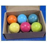 (6) MerryHeart Wooden Counting Balls