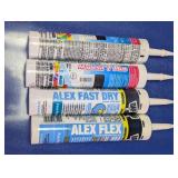 (4) DAP/MAPEI Caulk & Sealant Tubes