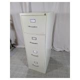 Hon 4 Drawer Metal File Cabinet