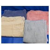 (4)Assorted Colorful Cotton Bath Towels