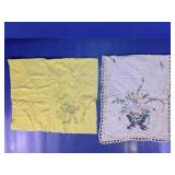 Embroidered Linen Cloth Set