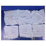 Embroidered Cat Theme Cloth Napkins