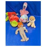(4) Assorted Plush Toys Aurora & More