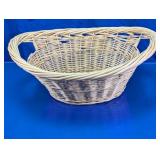 (1) Wicker Storage Basket