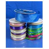 Assorted Satin and Thin Craft Ribbon Lot