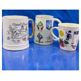 (3) Souvenir Coffee Mugs - Grand Cayman & More