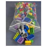 Mixed Plastic Building Blocks Lot