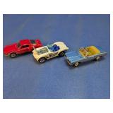 (3)Vintage Muscle & Speed Die-Cast Car Trio