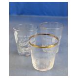 Vintage Advertising Shot Glasses