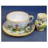 Vintage Hand Painted Ceramic Tea Set