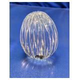 Vintage Waterford Crystal Ribbed Paperweight