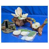 Decorative Artificial Flower Display Lot
