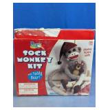 Peejay Sock Monkey Kit Teddy Bear