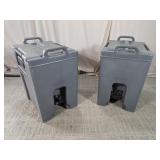 (2)Cambro Insulated Drink Containers Duo
