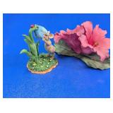 Mouse & Flower Figurines Decorative Set
