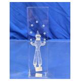 Clear Clown Juggling Figure Block