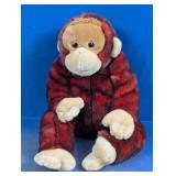 Plush Monkey Stuffed Animal Red