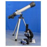 Vivitar Telescope Microscope Set With Accessories