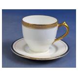 White Teacup and Saucer