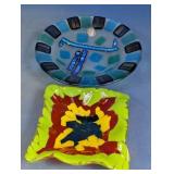 Decorative Fused Glass Dish Set