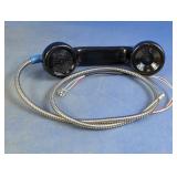 Black Telephone Handset With Coiled Cord