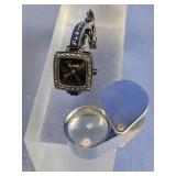 Spirit Blackstone Square Women's Watch & Magnifier