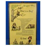 What Is a Boy? Hi Dad Wall Plaque