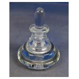 Vintage Clear Glass Perfume Bottle w/ Stopper