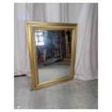 Large Ornate Gold & Silver Wall Mirror
