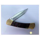 Vintage Folding Pocket Knife w/ Wood Handle