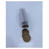 Wheat Pennies in Coin Tube