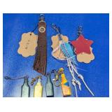 (7)Assorted Bohemian & Modern Keychain Lot