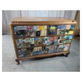 Vintage Decoupage 3 Drawer Dresser